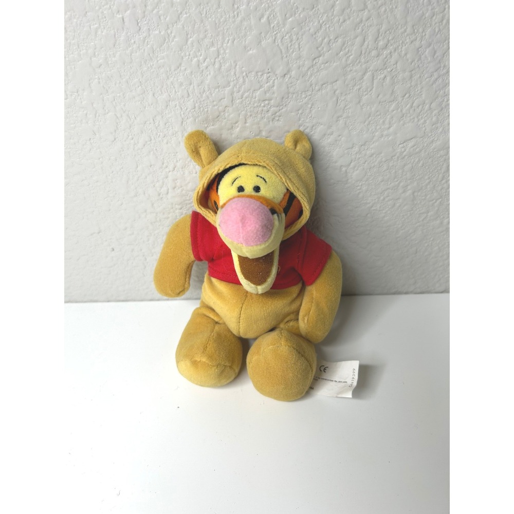 Disney Tigger as Winnie the Pooh Plush Small Yellow Excellent Hooded Costume